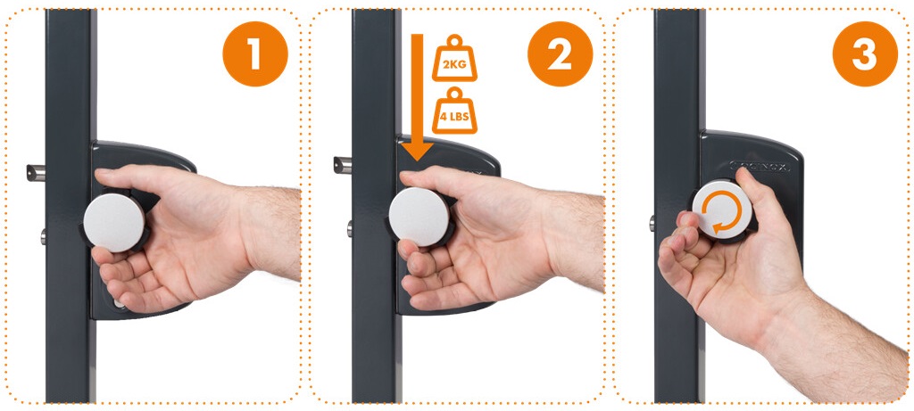 Locinox KIDLOC – nyitási mód