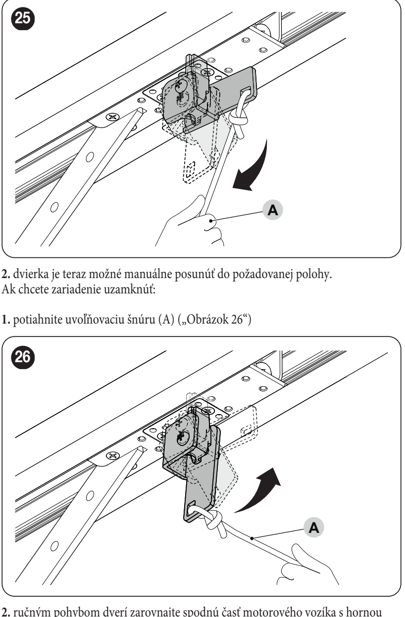 A SPIDER800 kocsijának kioldása és újbóli rögzítése