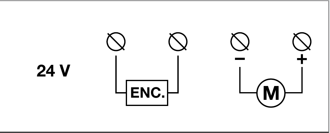 A NICE Toona TO5024HS motor eredeti kapcsolási rajza