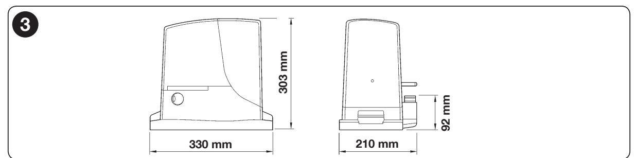 ROX1000 – méretek: 330 × 210 × 303 mm ROX1000 – méretek: 330 × 210 × 303 mm