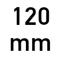 120 mm átmérőjű kerekek