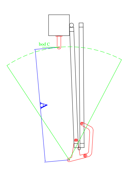 Összecsukó mechanizmus felszerelése – 2. lépés Összecsukó mechanizmus felszerelése – 2. lépés