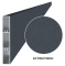 Alumínium kerítésléc 100x16 mm, antracit RAL7016, strukturált felülettel, 2 m